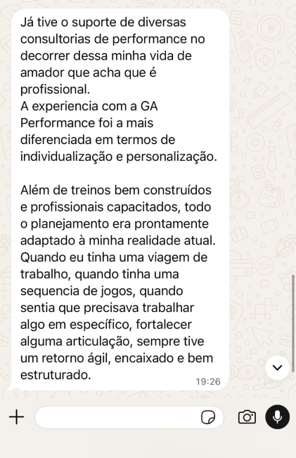 Depoimento de Rafa Portela, aluno da consultoria online